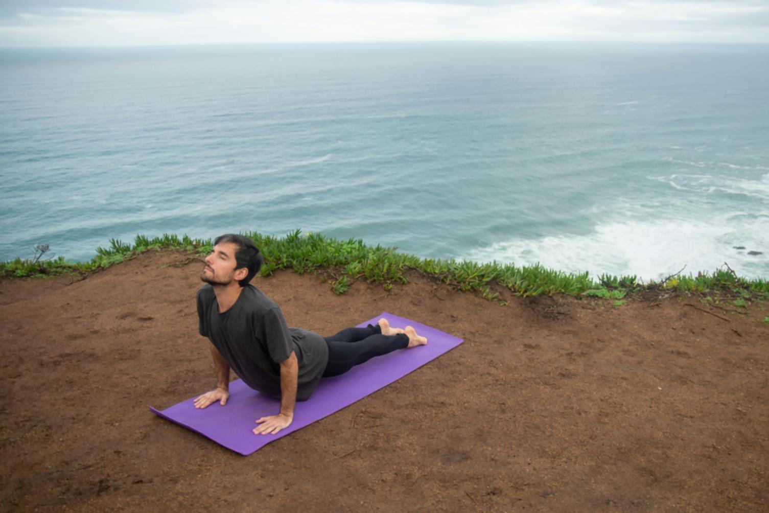 Students practicing yoga in a supportive group setting